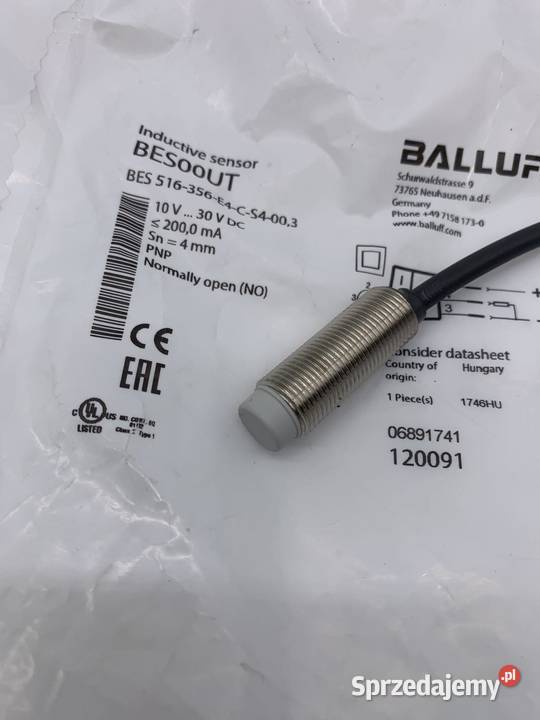 Balluff BES00UT BES 516356E4CS4003 Inductive Warszawa sprzedam
