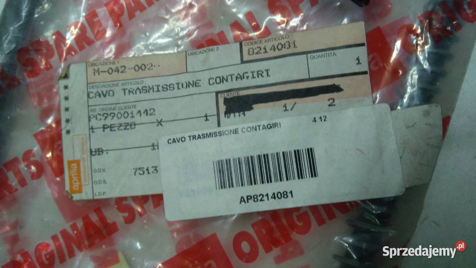 LINKA OBROTOMIERZA APRILIA RX 50 9504 MX 50 0203 podlaskie sprzedam