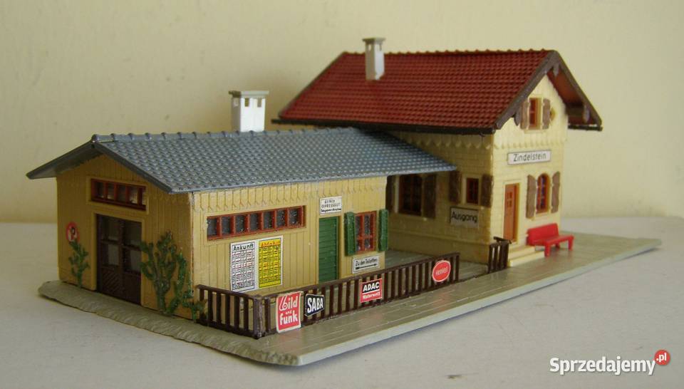 Domek na makietę 5 kolejka stacja kolej skala Modelarstwo Łódź sprzedam