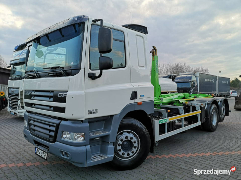 DAF CF 85410 ATE Hakowiec 6x2 Skibicki 250 z Samochody ciężarowe Daleszyce