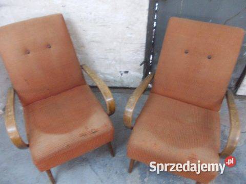 Stare fotel model 53 J Smidek Czechosłowacja TON