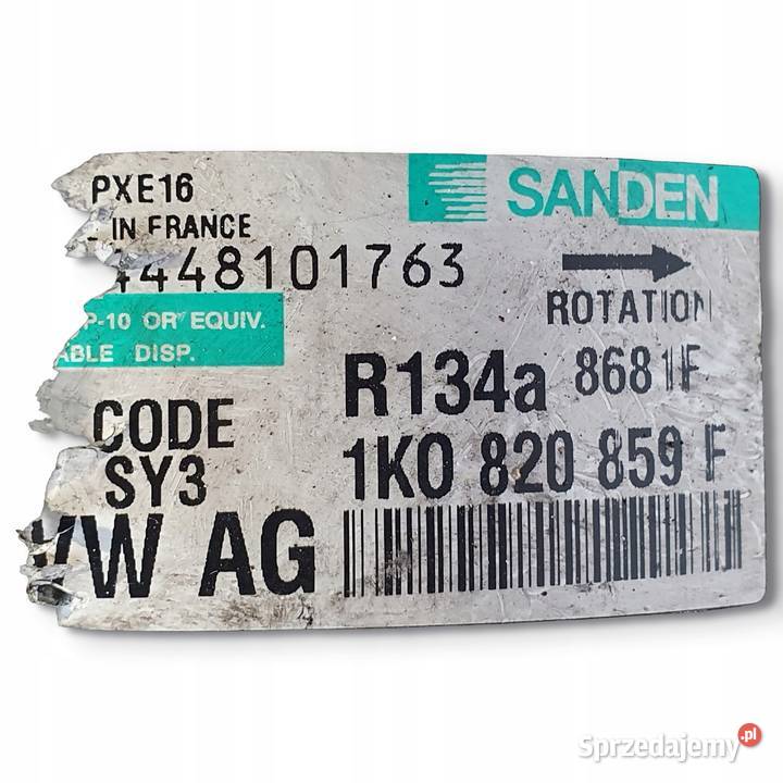 SPRĘŻARKA KLIMATYZACJI Skoda Octavia II Audi A3 Chełm