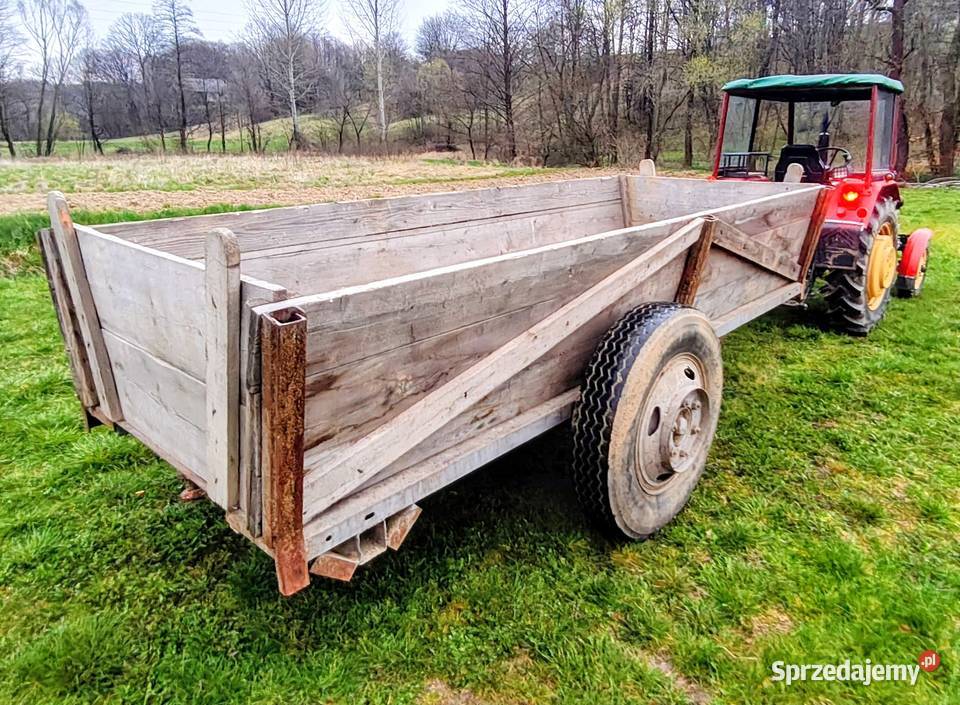 Przyczepka leśna Kołówka do traktora podkarpackie Błażowa
