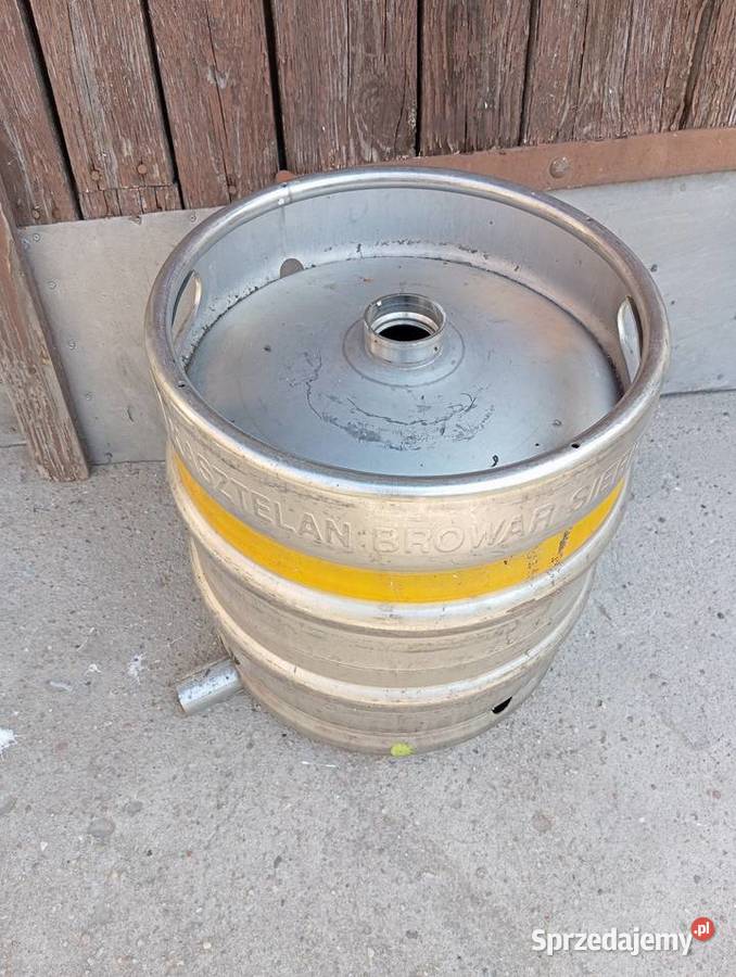 Keg beczka piwie din 30l z wspawaną rurą Pozostałe Stare Kurowo