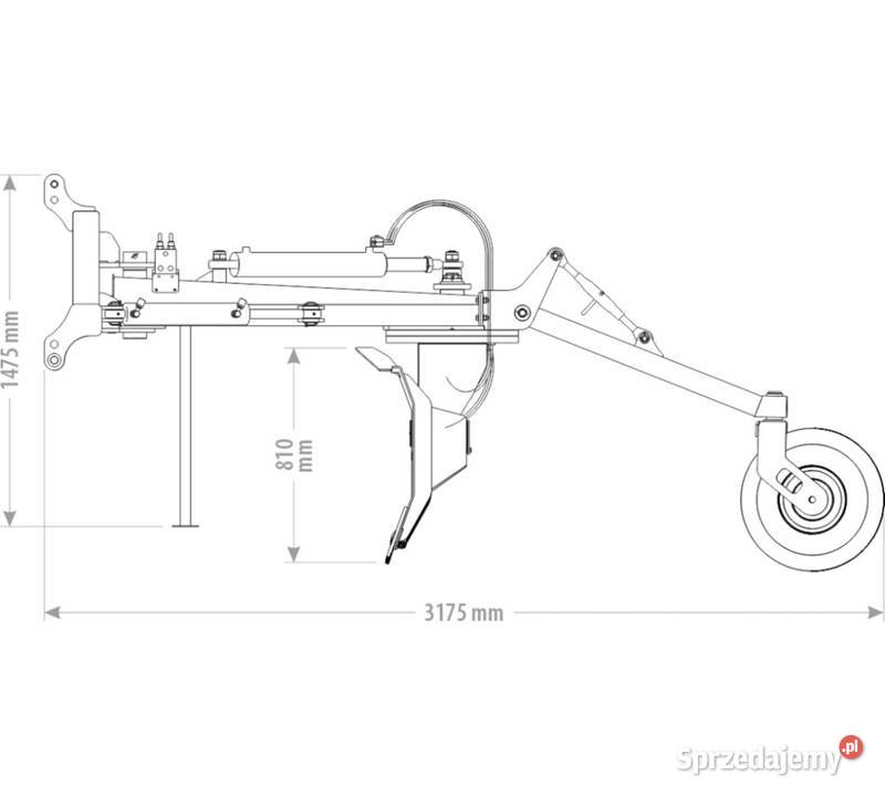 ZGARNIACZ TYLNY CIĘŻKI WYCHYLNY Kutno