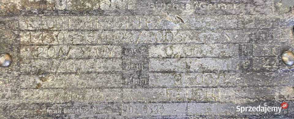 motoreduktor przekładnia 025kW 28obr 3fazowy kujawsko-pomorskie Pigża