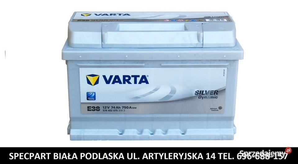 Akumulator VARTA Silver Dynamic E38 74Ah 750A Biała Podlaska 