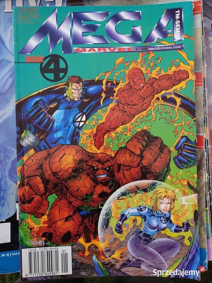 Mega Marvel 118 98 Fantastic Four Gdynia sprzedam