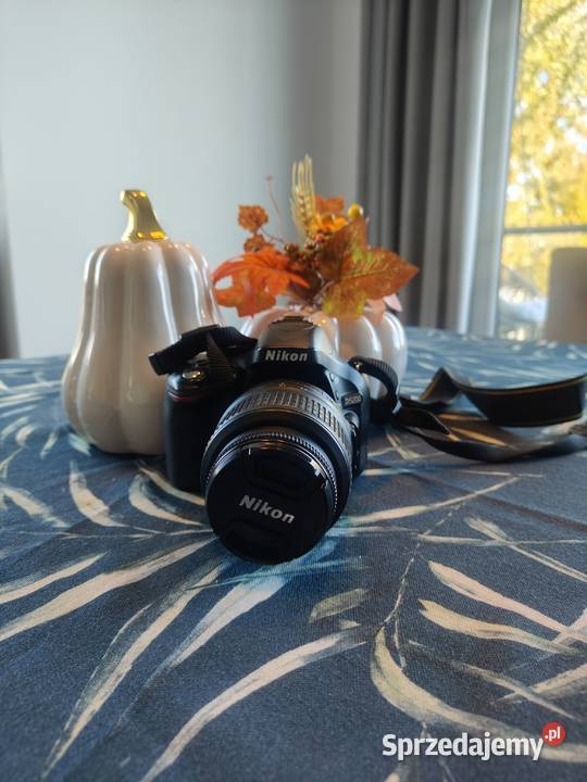Aparat Nikon D5200 Obiektyw 1855 VR Super Stan Fotografia i Optyka łódzkie Łódź