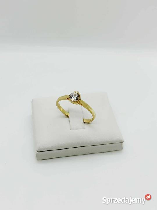 Nowy Złoty Pierścionek pr 585 274g Rozmiar 23 złoto Pierścionki Elbląg sprzedam