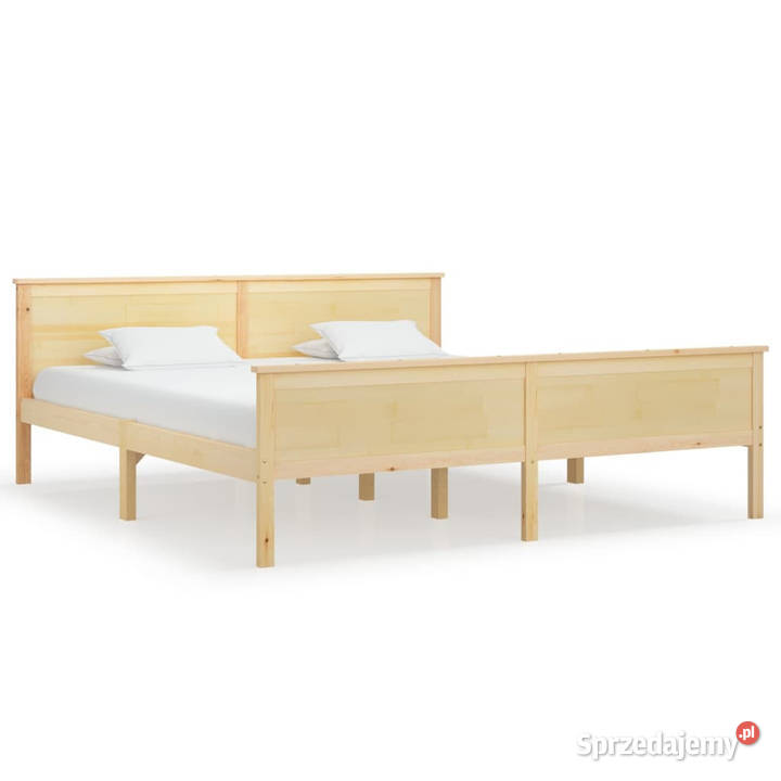 Rama łóżka lite drewno sosnowe 180x200 WM322179 77cm Warszawa