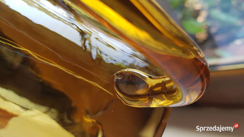 Dzban dzbanek Sarnecki Krosno kolorowe szkło PRL Dąbrowa Górnicza