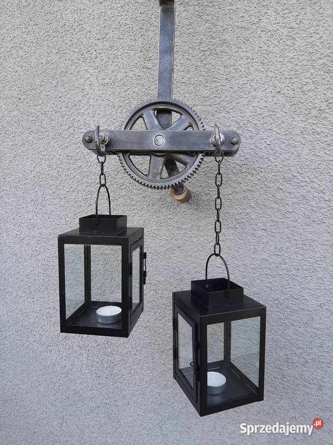 Lampion z maszynki do plecenia sznurka Trzciel sprzedam