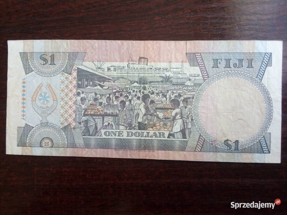 Banknot 1 dolar Fidżi Płońsk