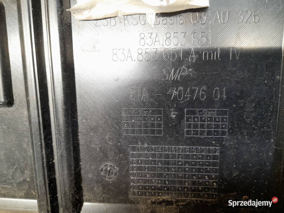 Audi Q3 II atrapa chłodnicy grill 83a853651 zachodniopomorskie