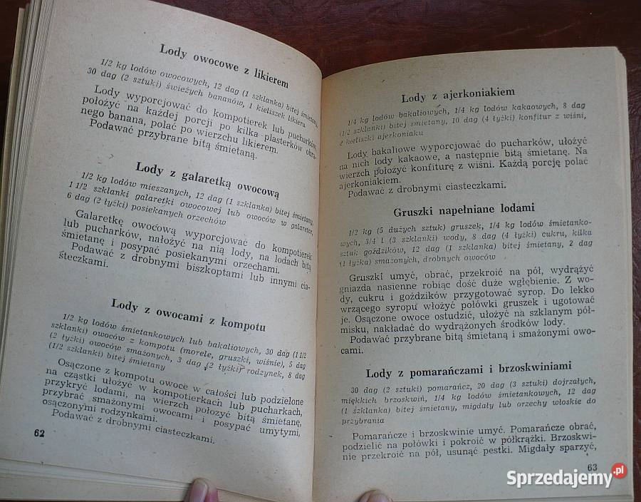 Desery i napoje w naszej kuchni Rok wydania 1984 sprzedam