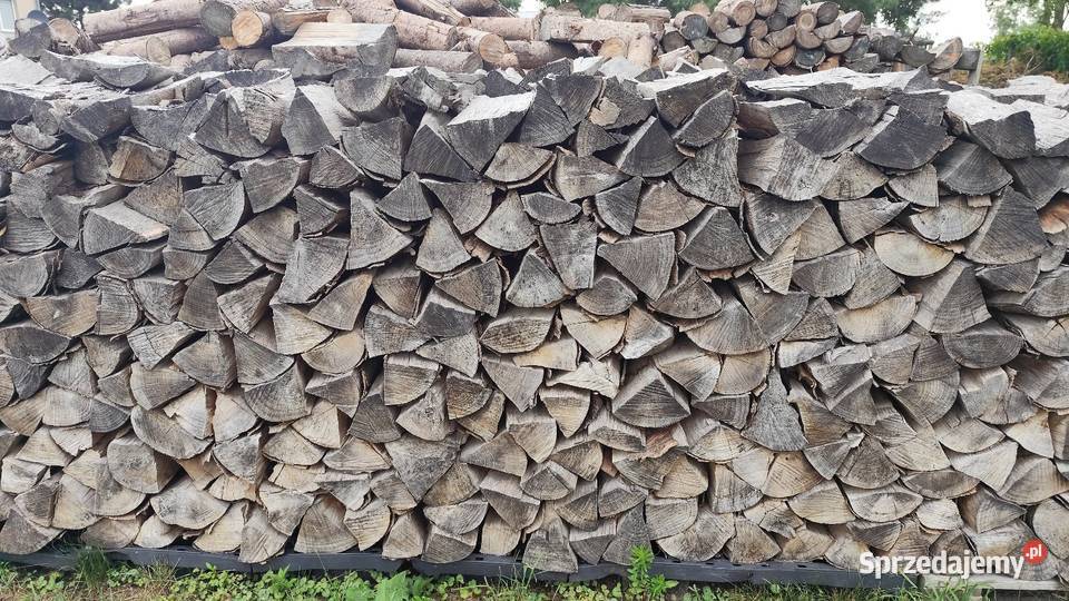 Drewno opałowe kominkowe 3045 suche połupane kujawsko-pomorskie Tonowo