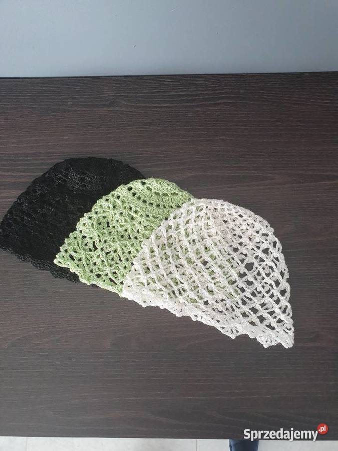 Ażurowa czapeczka dokerka Jastków sprzedam