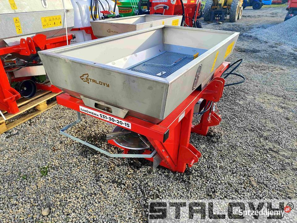 STALOVY Rozsiewacz nawozu dwutarczowy 600L nieuszkodzony Rozsiewacze nawozów lubelskie Barchaczów