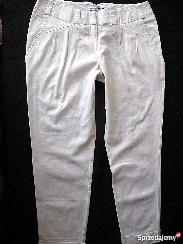 LEN RYBACZKI SPODNIE JEANS 38 M biodra 104 Odzież damska Siedlce sprzedam