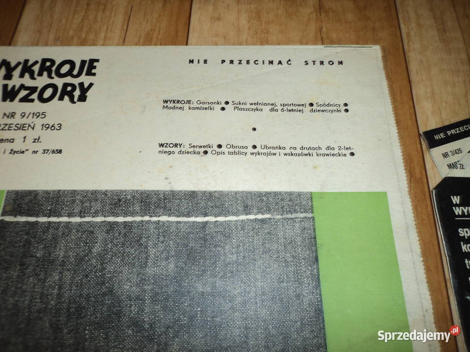 Wykroje i wzory Kobieta i życie 4 Nowy Sącz