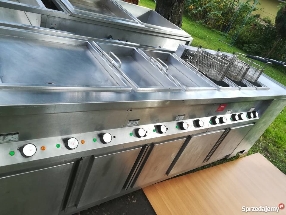 Ciąg gastronomiczny patelnia frytkownica Oleśnica