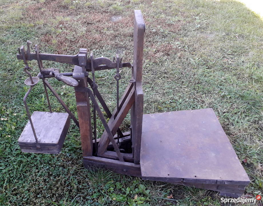 Przedwojenna waga dziesiętna