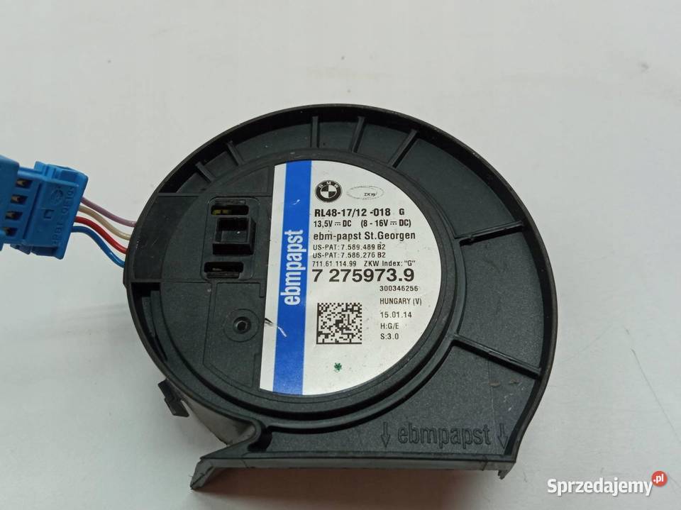DMUCHAWA NAWIEWU WENTYLACJI LED 72759739 Bmw