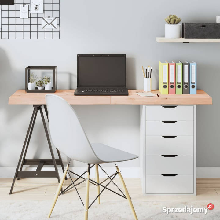 Blat stołu 140x60x26 surowe lite drewno dębowe
