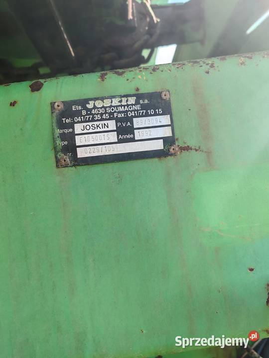 Rozrzutnik obornika joskin przyczepa Leżajsk