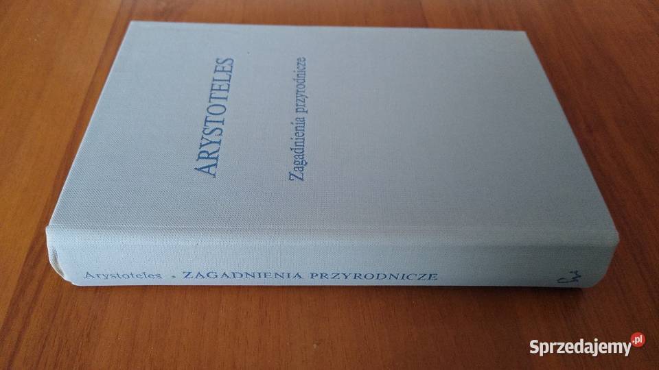 Zagadnienia przyrodnicze Arystoteles Biblioteka Gdańsk