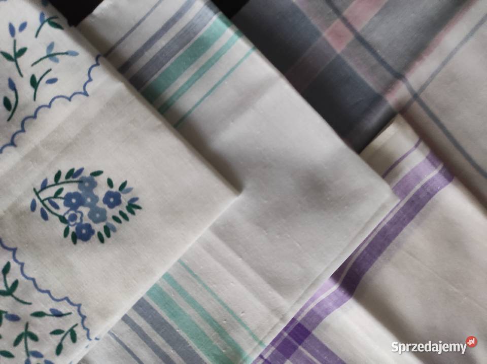 Chusteczki damskie Nowe 4 Warpechy Stare