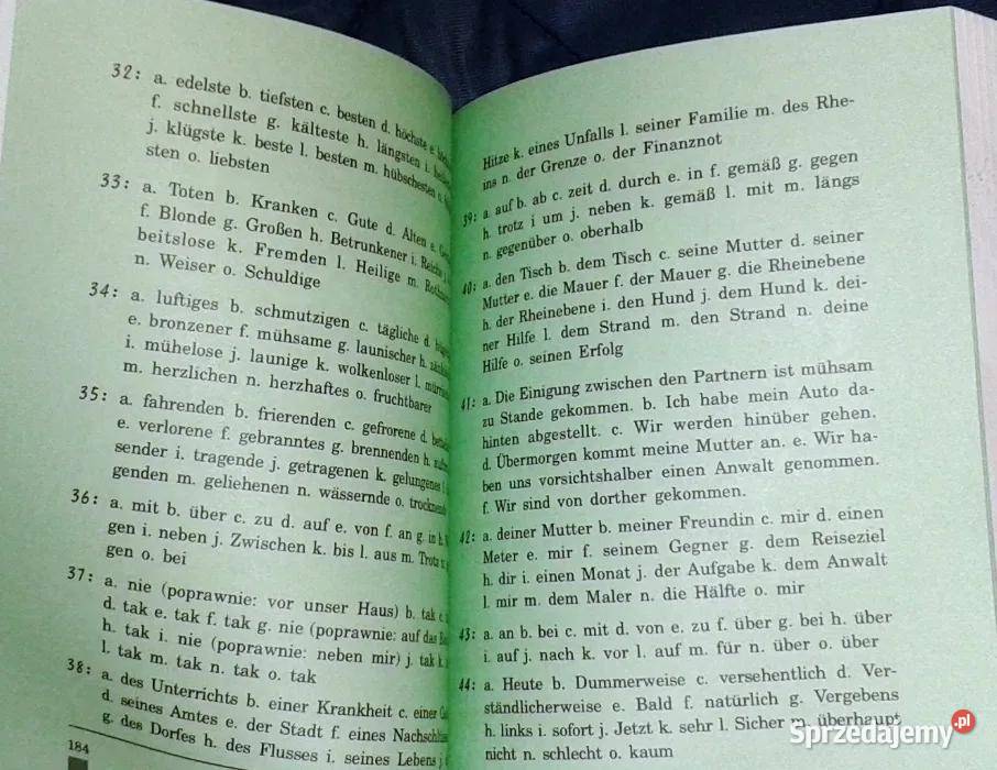 Twoje testy Język niemiecki Anna Kędziorek I Rok wydania 2002 Pozostałe Chełm