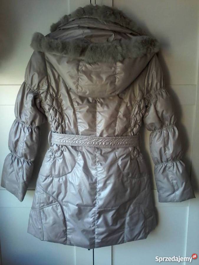 Płaszcz puchowy firmy Axara Kddka sprzedam Kaptur