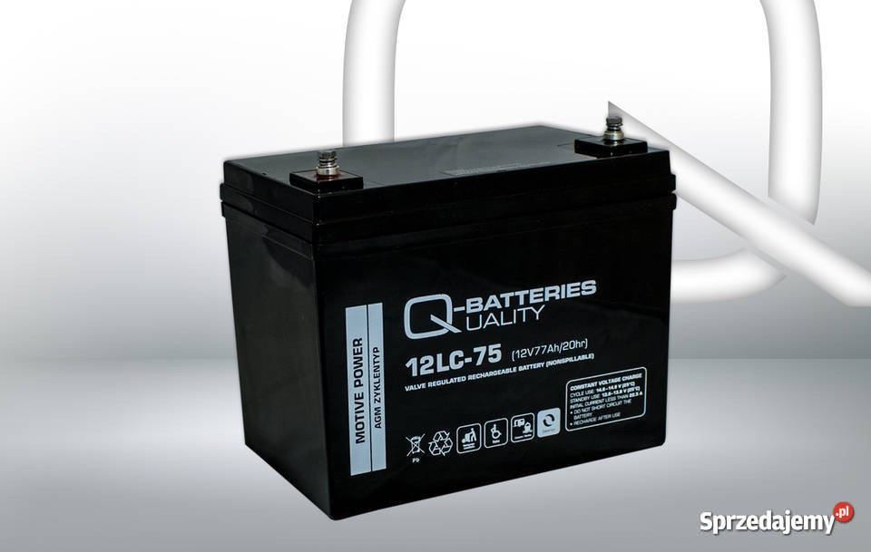 Akumulator QBatteries AGM GEL12V 70Ah 77Ah Białystok sprzedam