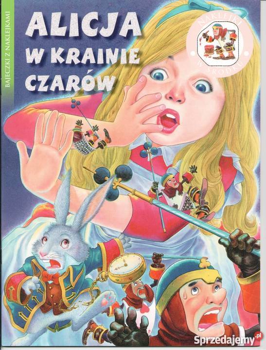Alicja w Krainie Czarów Bajeczki z naklejkami