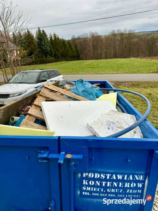 ODBIÓR ODPADÓW kontener na gruz śmieci inne Wadowice