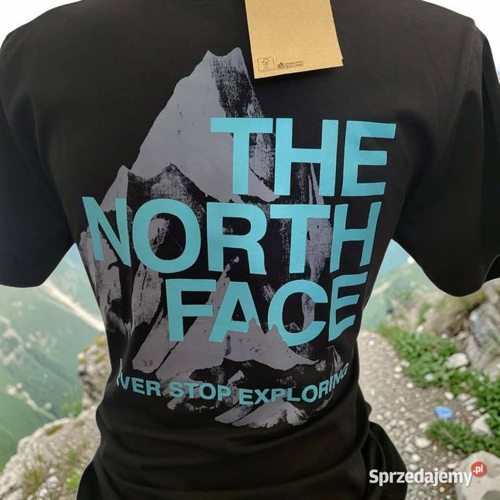 Tshirt bawełniany The North Face czarny L Białystok