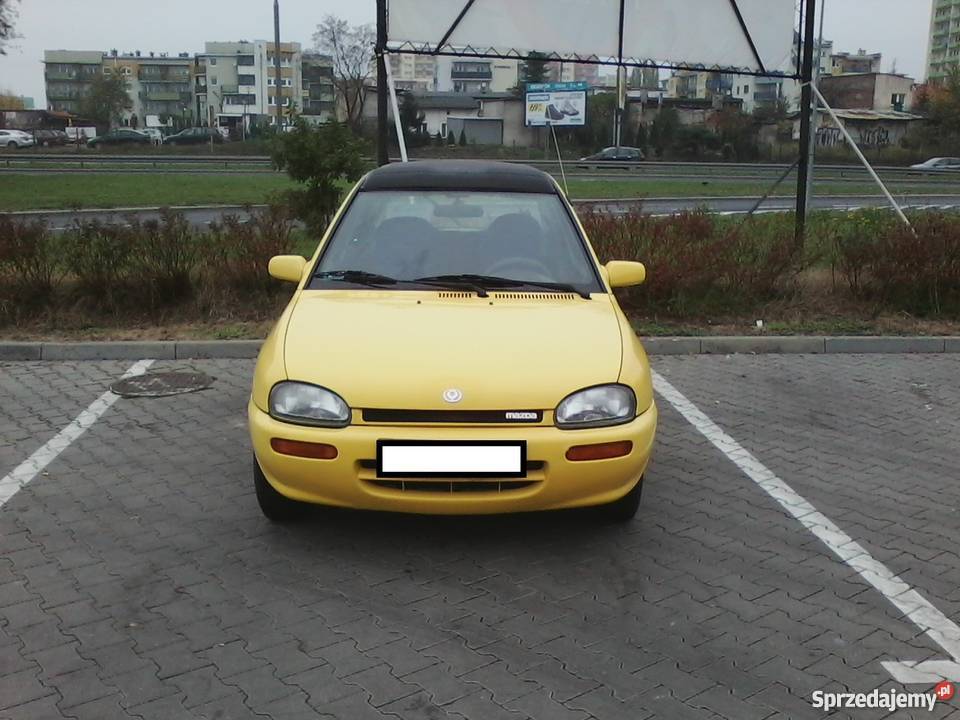Mazda 121 II 1.3 16V 1994 żółty Bydgoszcz Sprzedajemy.pl