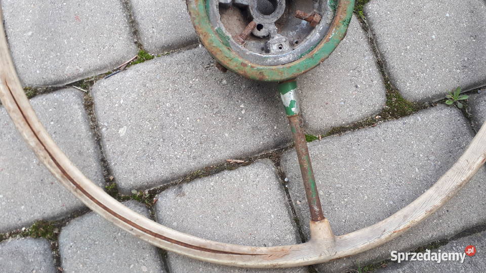 Stara kierownica Moskwicz Warszawa Gliwice