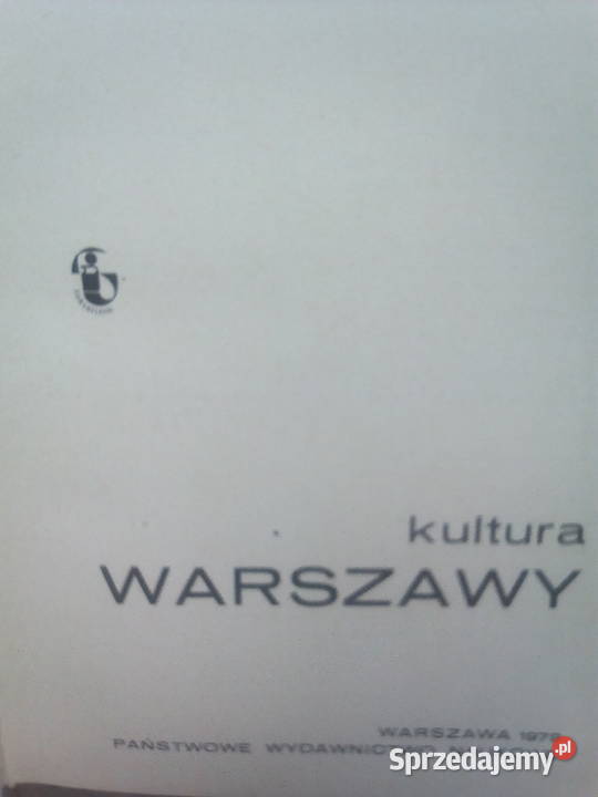 Kultura Warszawy Varsaviana unikat Warszawa