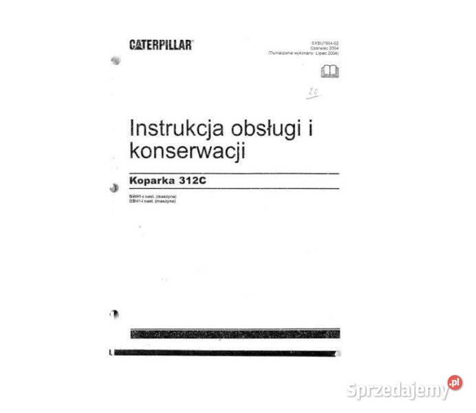 Cat Caterplillar 312C 416E 422E 428E 325D Kielce