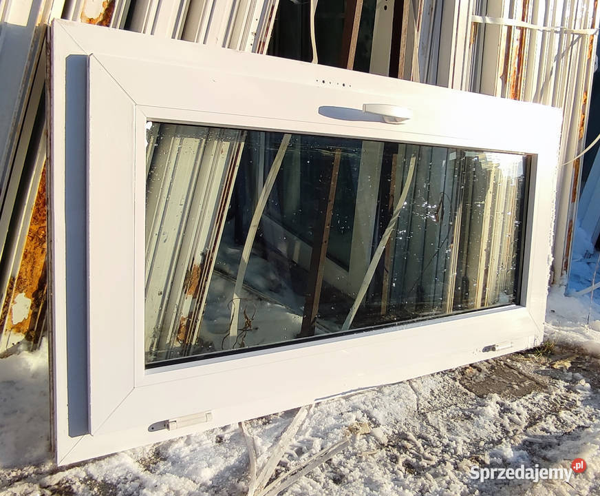 OKNA KacprzaK OKNO PCV 122x63 Używane Plastikowe mazowieckie Siedlce sprzedam