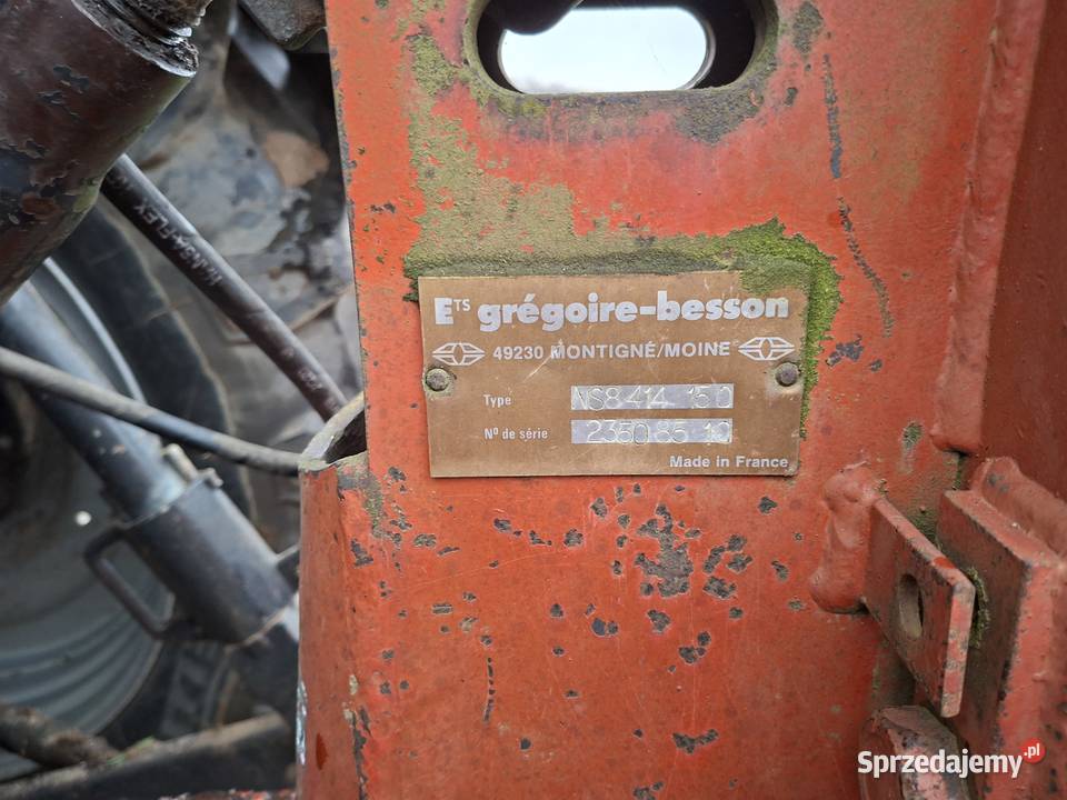 Pługi 4 skibowe gregorie besson