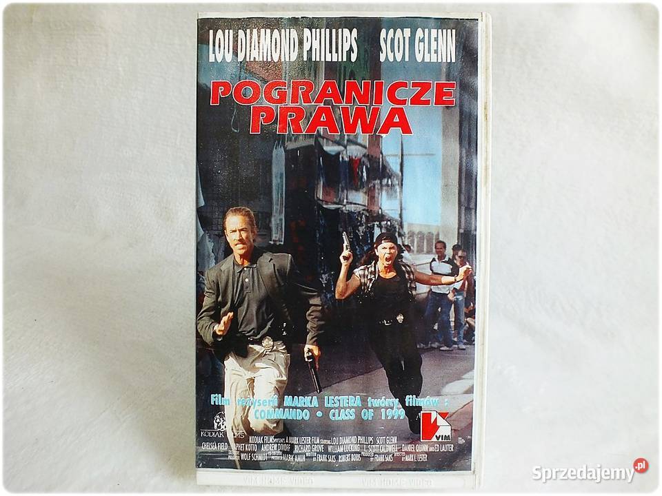 Kaseta VHS Pogranicze Prawa Film na Video Żary