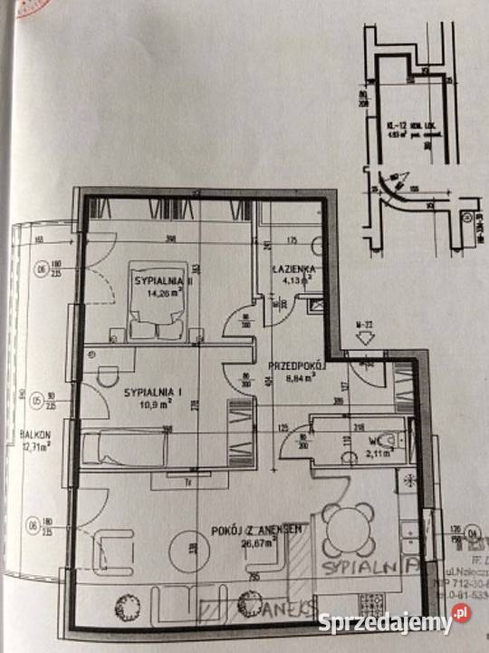 Sprzedam mieszkanie 72m2 Lublin