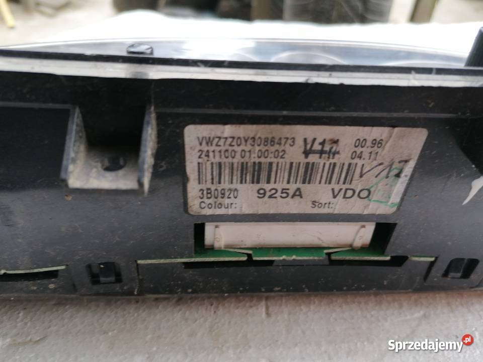 Licznik Zegar Volkswagen Passat B5 19 90 Wisznice