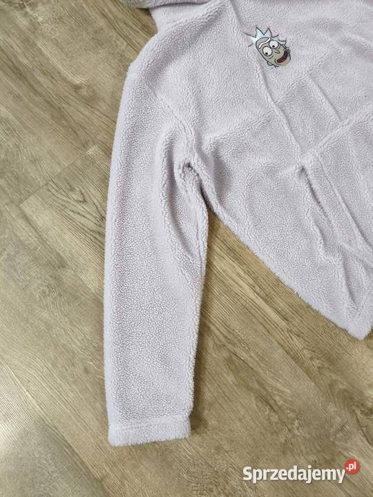 Miękka bluza HM regular fit pudrowy róż podlaskie Hajnówka