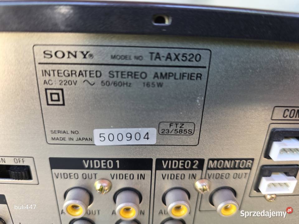 wzmacniacz sony taax520 stereo Chełm Śląski