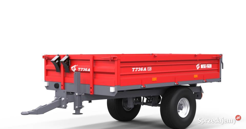 Przyczepa rolnicza jednoosiowa METALFACH T736A Kielce